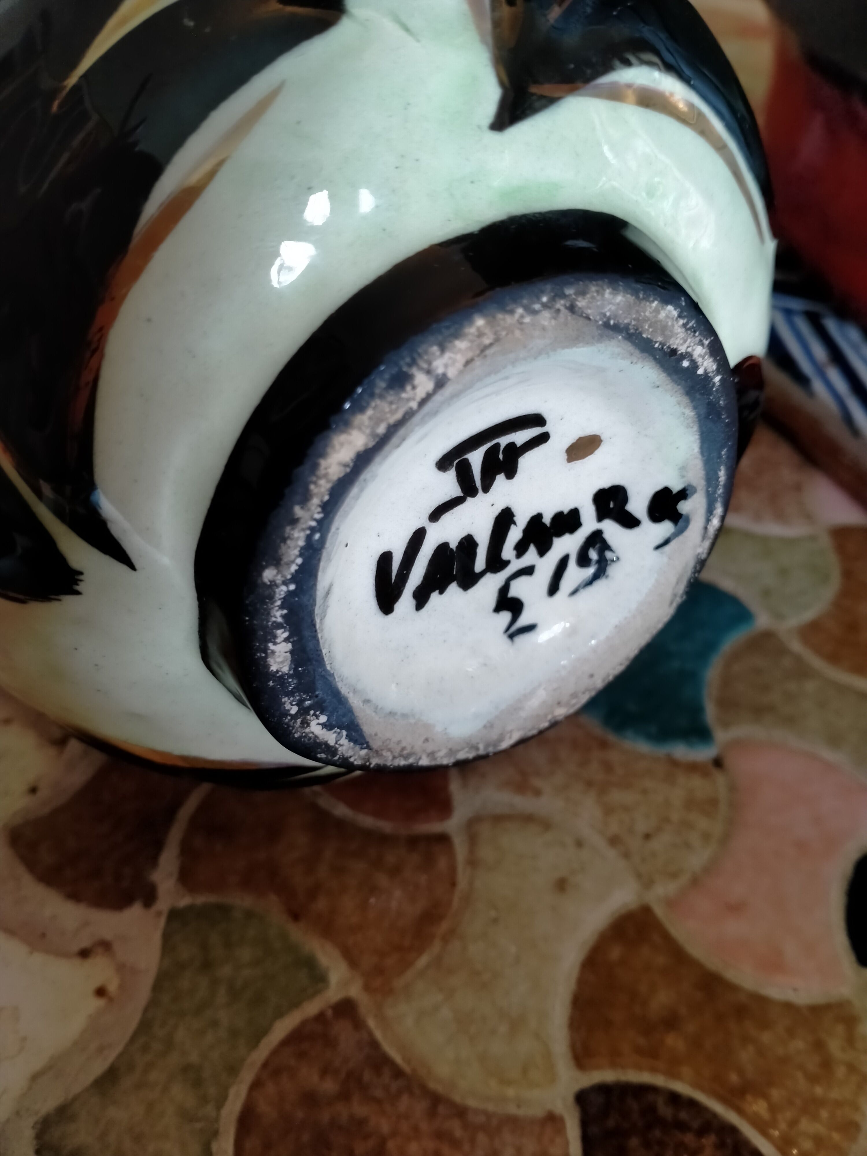 Vintage Vallauris vase