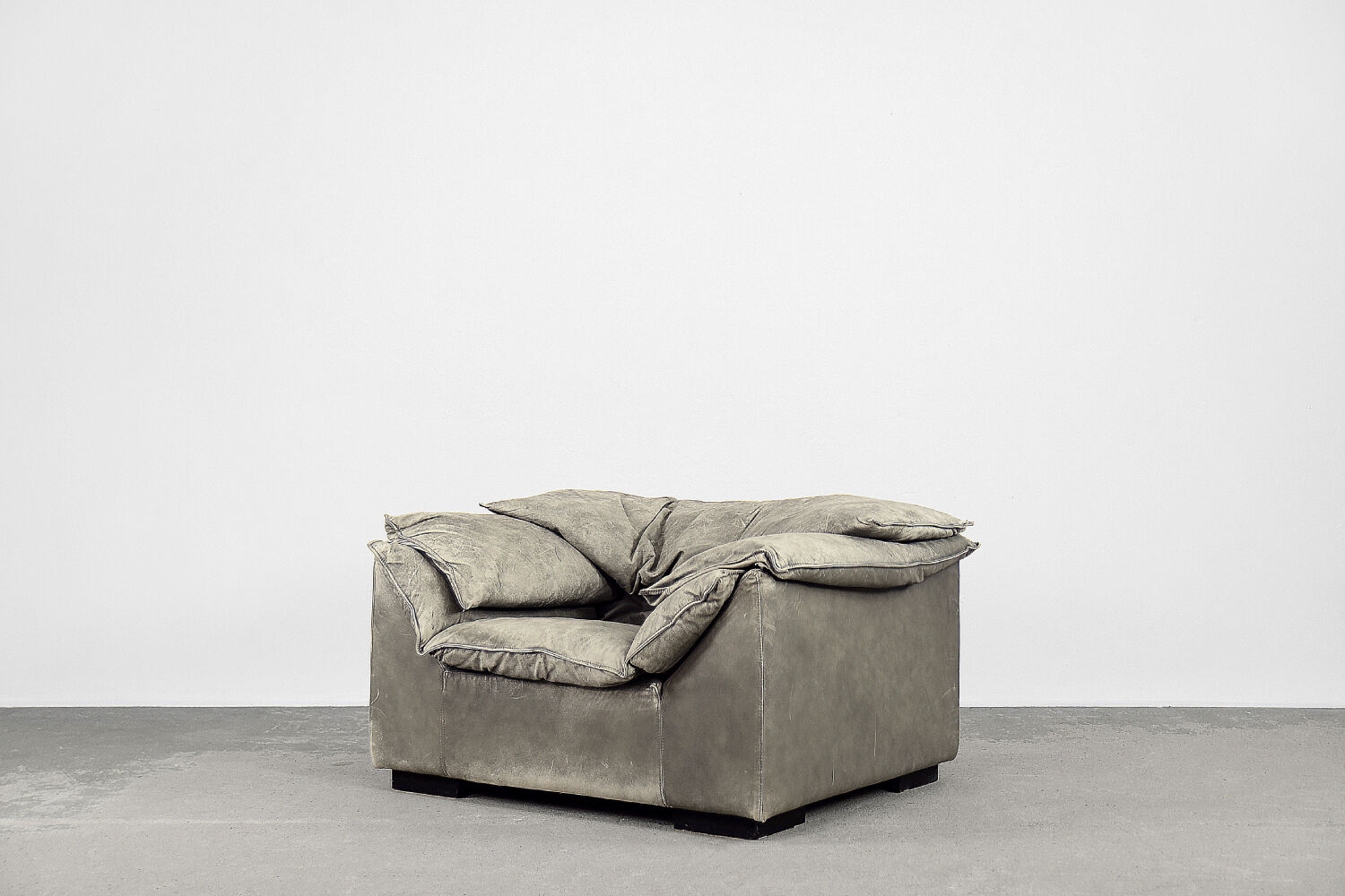 Vintage Danish Monza Leather Armchair by Jens Juul Eilersen for Niels Eilersen, 1970s