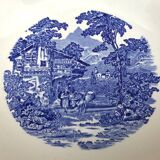 Hollow plate Faïence Lunéville France K&G (Keller Guérin) Tradition