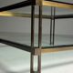 Table basse en verre vintage