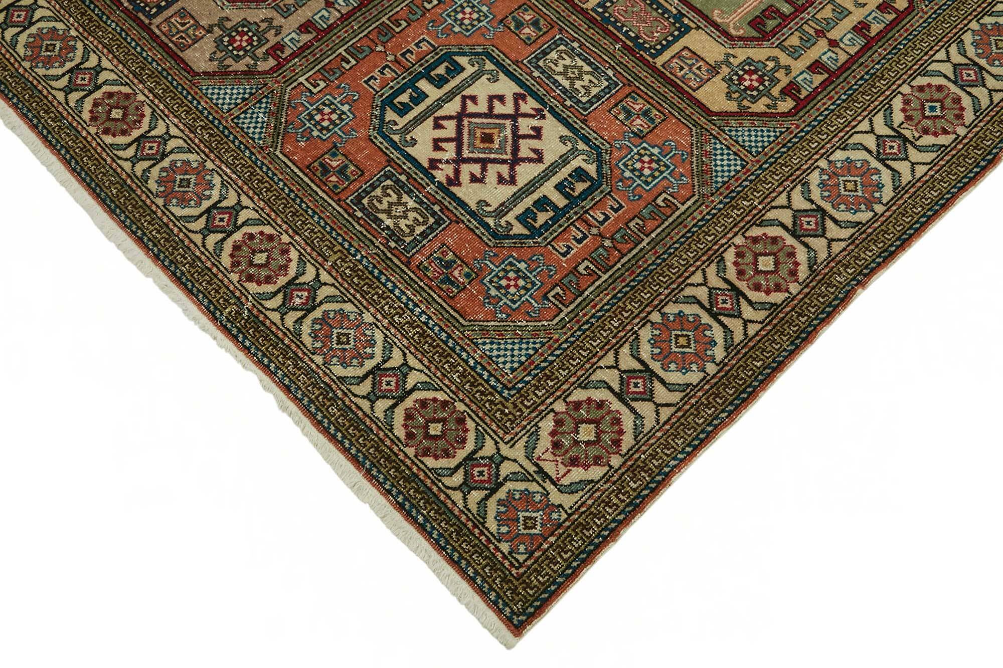 Turkish Wool Vintage Kayseri Rug 195 cm x 295 cm