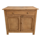 Vintage wooden renovated sideboard, 2 doors and 1 drawer.