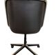 Charles Pollock Knoll Office Chair - Black Leather (Signed Model)