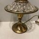 Vintage Crystal Brass Table Lamps, 1960s, Set of 2