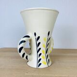 Sim Vallauris ceramic vase with handles