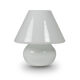 Pair of white opaline lamps, 1990s