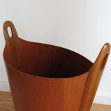 Teak waste paper designed by Einar Barnes For P S Heggen Norway