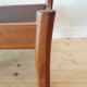 Pair of Dyrlund leather footrest 60s leather