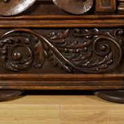 Oratory in solid walnut, Neo-Gothic Renaissance style – Late 19th century