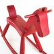 Kay Bojesen wooden rocking horse, red finish, Danish design, 1970s