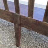 Oak station bench 2m80