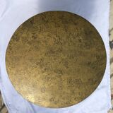 Art deco black and gold side table