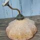 Applique en verre clichy rose