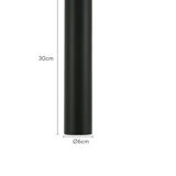 Pair of suspensions black metal design