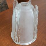 Tulip art deco opalescent glass by EJC Ezan model stalactites
