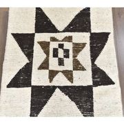 Vintage Turkish Hand-Knotted Runner 90x359