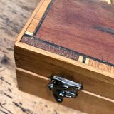 Large bamboo marquetry box