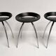 3 tabourets Magis Lyra par Sigurdur Thorsteinson, années 1990