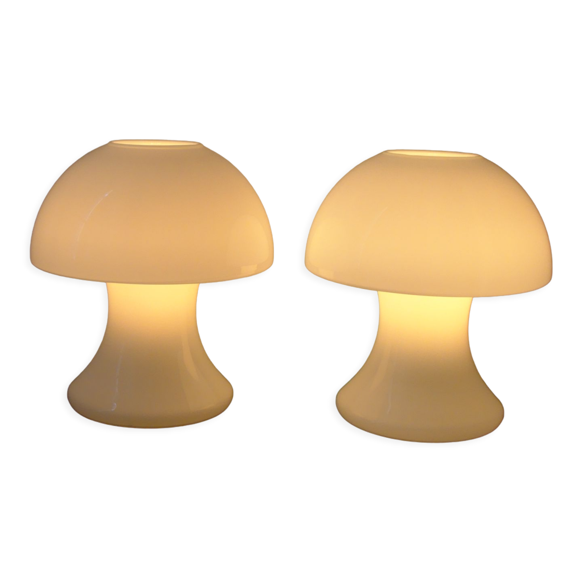 Pair of vintage lamps "Funghi " by SCE
