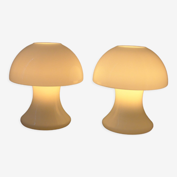 Pair of vintage lamps "Funghi " by SCE