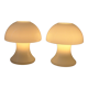 Pair of vintage lamps "Funghi " by SCE