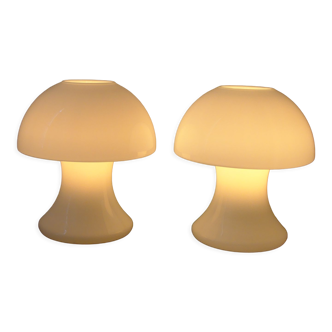 Pair of vintage lamps "Funghi " by SCE