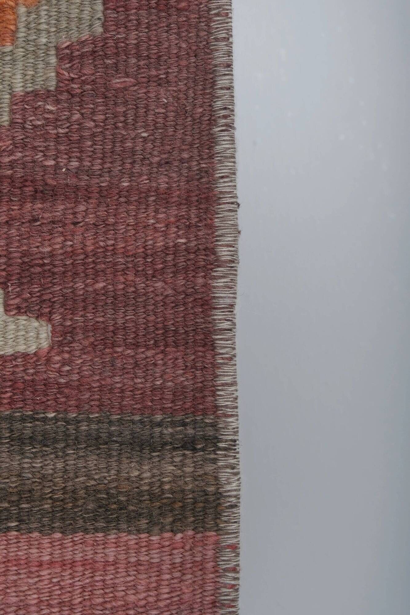 Vintage Turkish hallway rug 71x722 cm