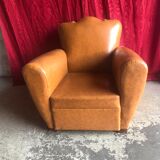 Pair of club armchairs