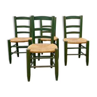 Set of 4 mulched chairs design campaign 1960
