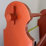 Scandinavian design vintage magazine rack