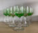Série de 10 verres en ouraline des années 70