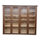 XL vintage display cabinet / laboratory cupboard / bookshelf