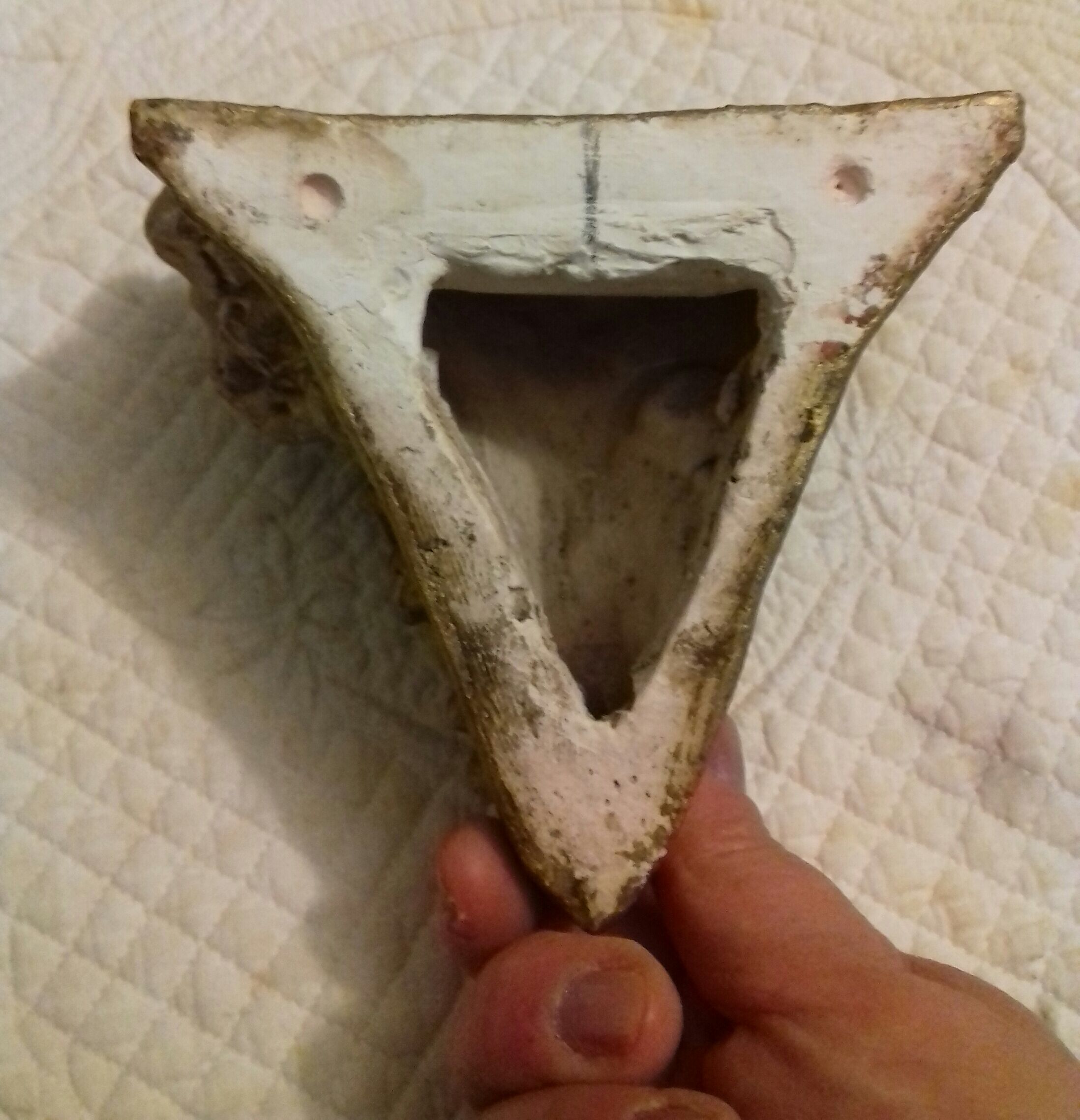 Corniche rococo in plaster