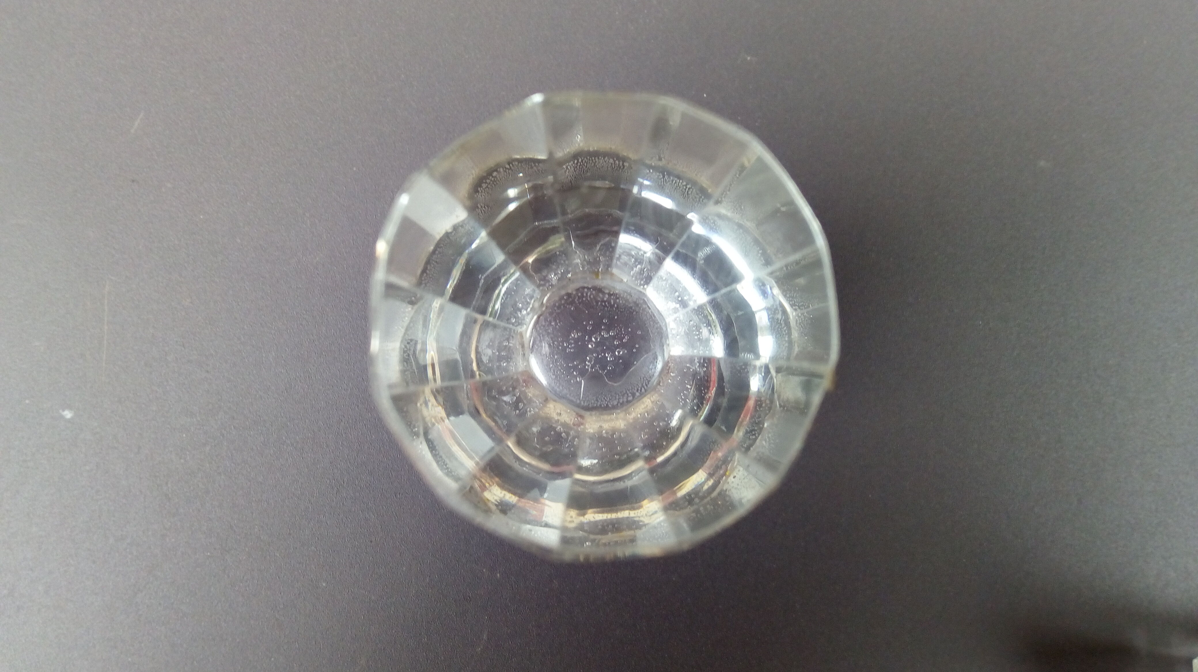 Glass candlesticks