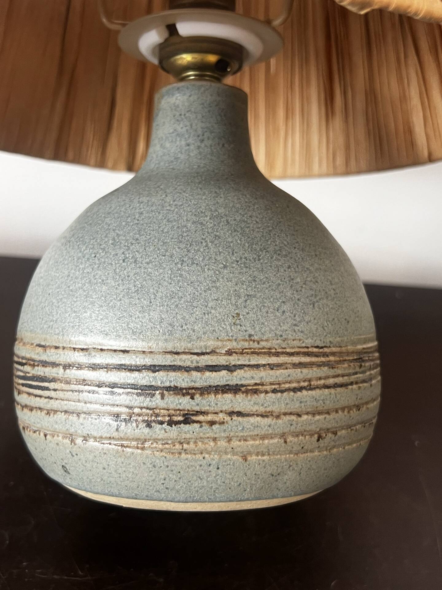 Ceramic lamp 1960 Jean Chatoney