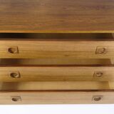 Wall-Mounted Chest Of Drawers Made In Rosewood By Albert Hansen From 1960s