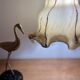 Suspension lamp xxl vintage glass clichy marbled effect