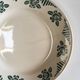 Set of 6 vintage earthenware plates - 1940s-1950s