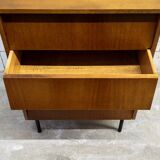 Mobile da soggiorno in legno e ferro Leonardo Fiori per ISA Bergamo Italia