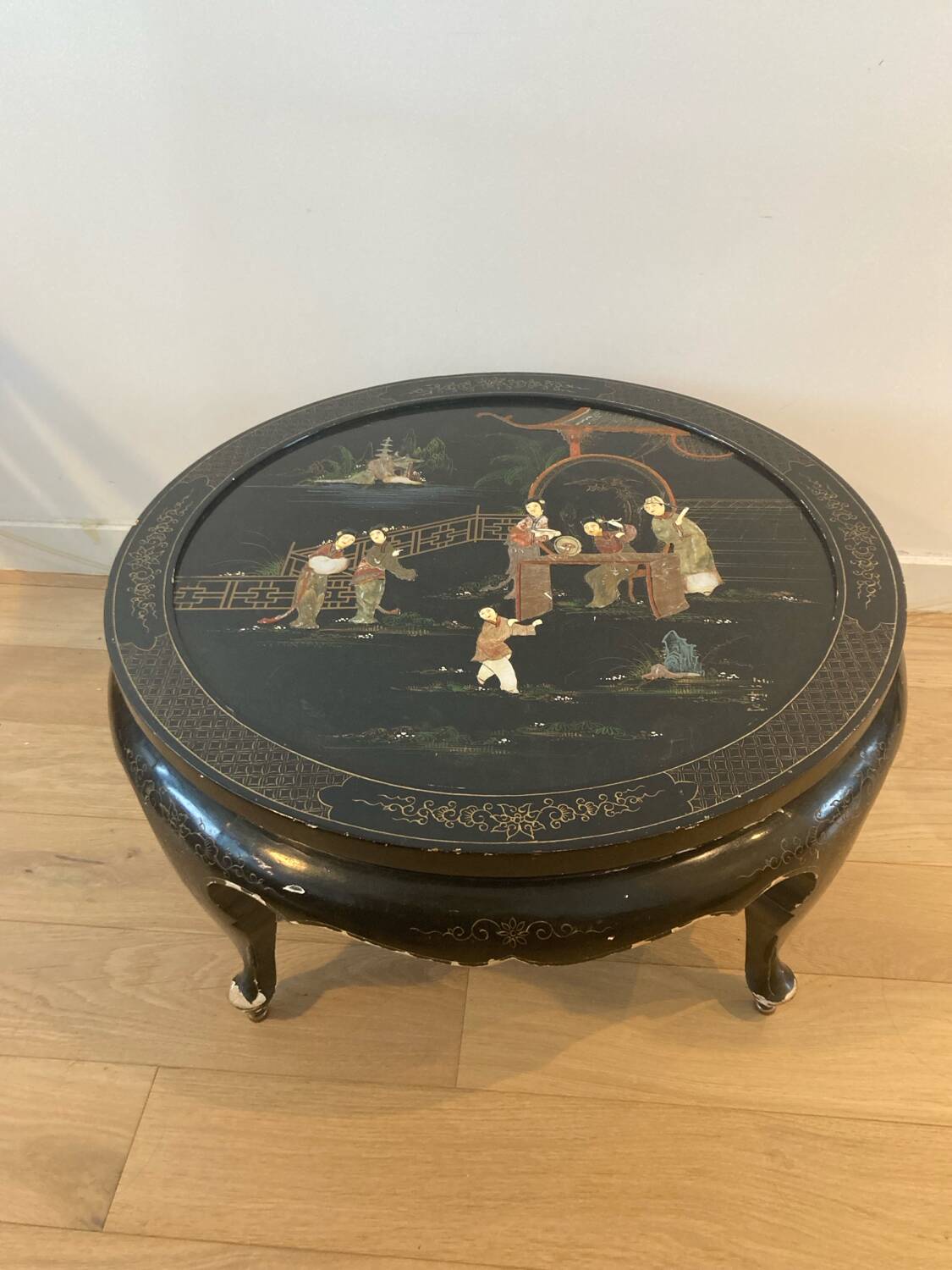 Lacquered Chinese coffee table