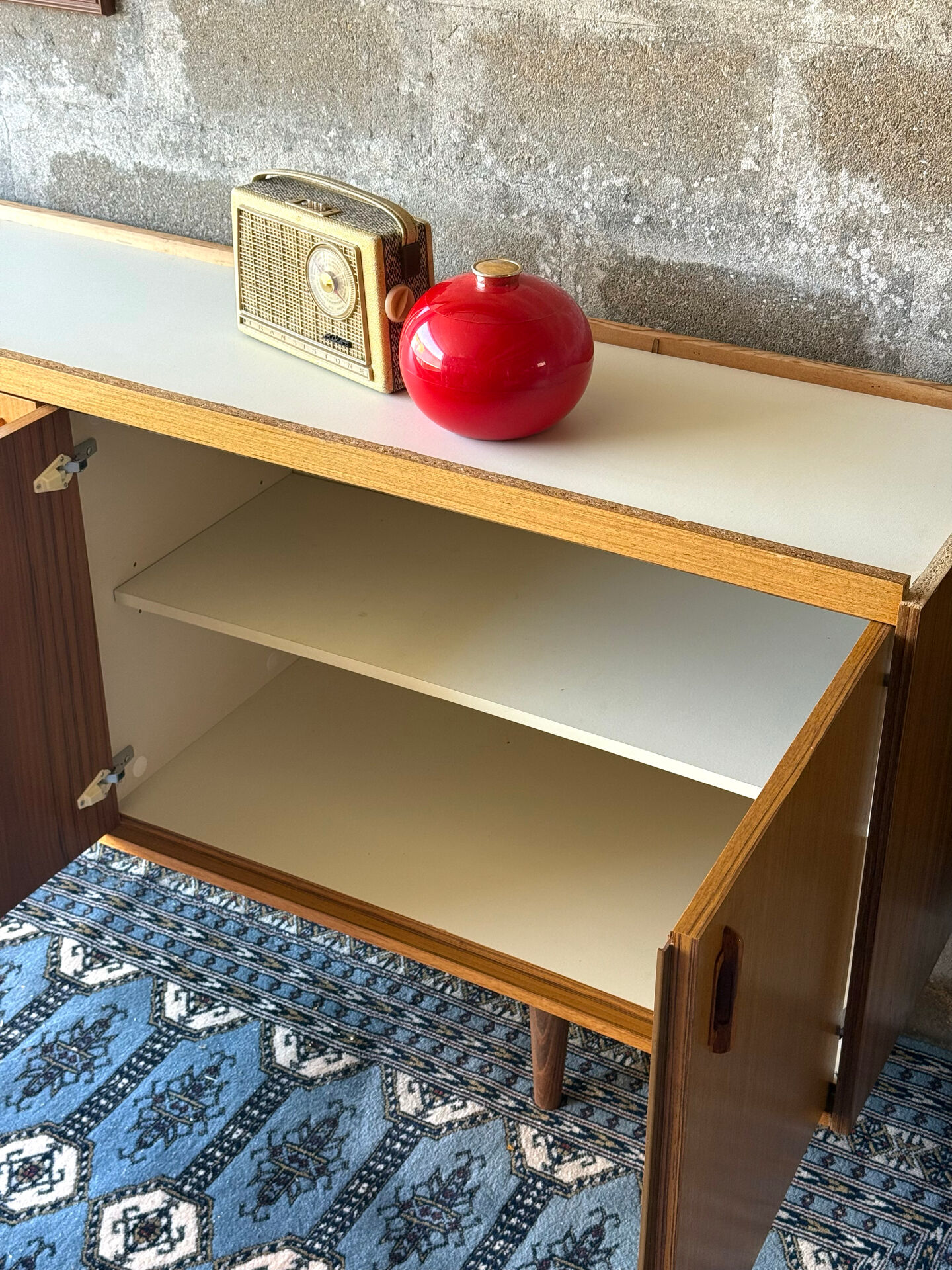 Enfilade scandinave vintage en teck, 1970