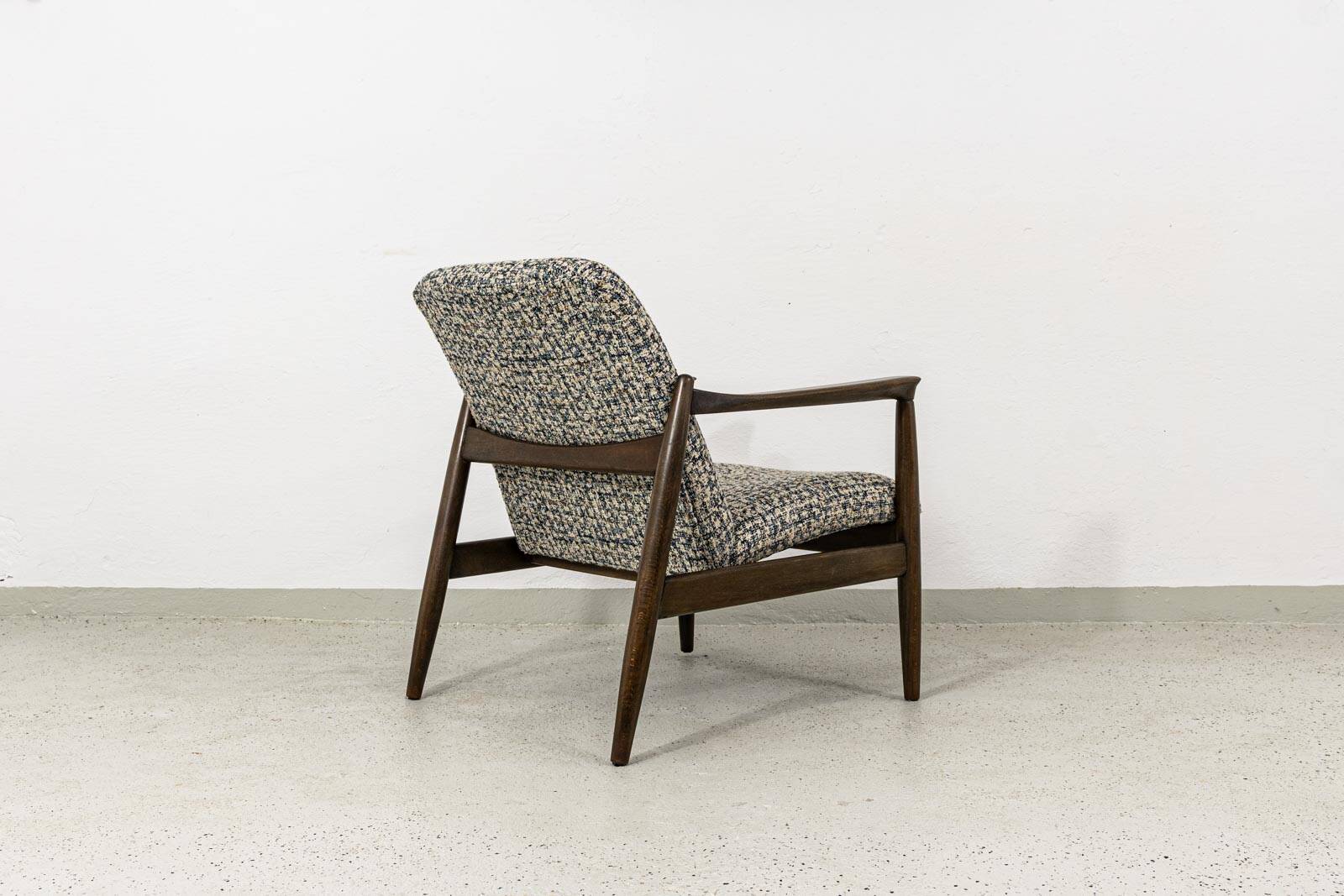 Vintage armchair GFM-64 by Edmund Homa, GFM, Poland, 1960s
