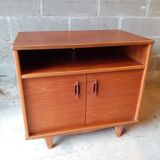 Commode teck style scandinave 1970