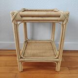 Rattan nightstand