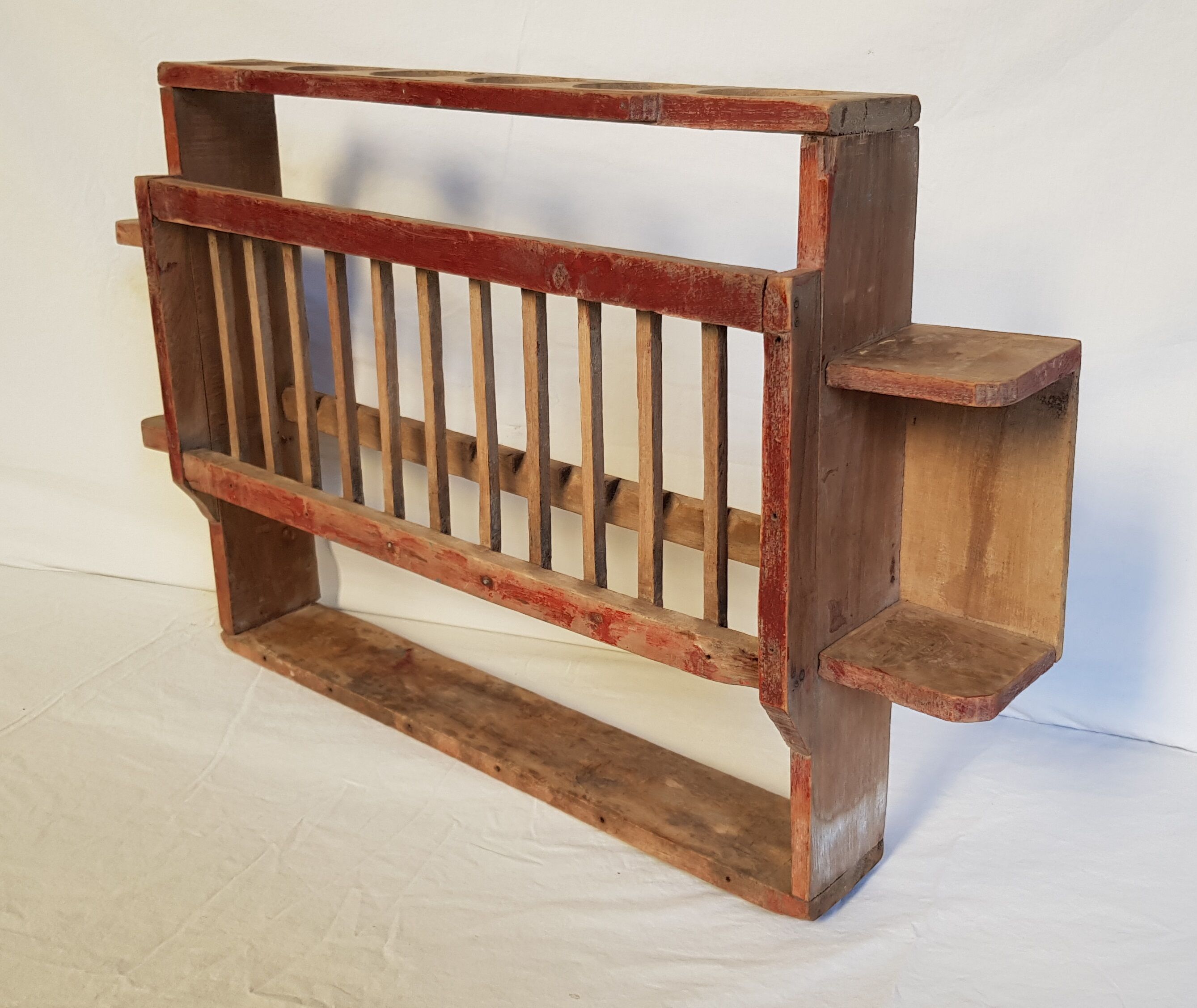 Old wall shelf - Burmese teak racker