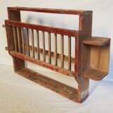 Old wall shelf - Burmese teak racker