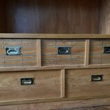 Boat-shaped bookcase - Calypso model from the Gauthier collection
