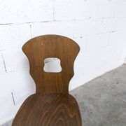 Pair of Baumann chairs model Gentiane 1960
