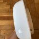 Square opaline wall light