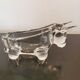 empty pocket/animal ashtray in Vannes crystal: Taurus